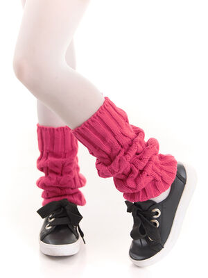 Pink Girl Knit Leg Warmer