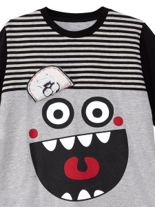 Pirate Boy Striped T-shirt&Pants Set - 9