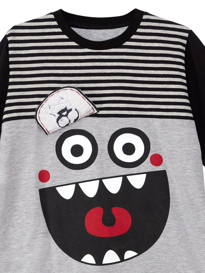 Pirate Boy Striped T-shirt&Pants Set - 7