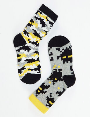Pixel Erkek Çocuk Çorap 2'li Takım