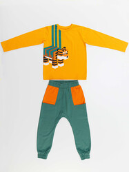 Pixel Tiger Boy T-shirt&Pants Set - Thumbnail