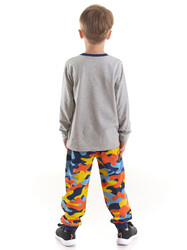 Plane Camo Boy T-shirt&Pants Set - Thumbnail