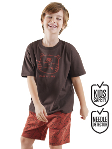Play Erkek Çocuk Basic T-shirt Şort Takım - Denokids