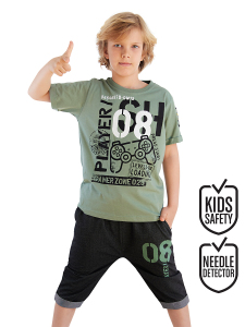 Player 8 Erkek Çocuk Yazlık T-shirt Kapri Şort Takım - MSHB&G