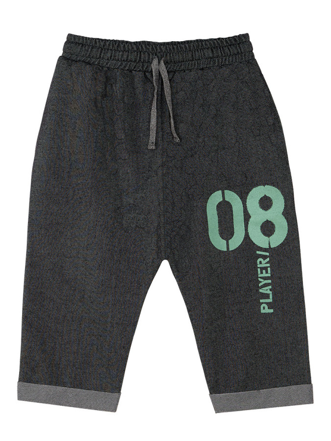 Player 8 Erkek Çocuk Yazlık T-shirt Kapri Şort Takım - 6