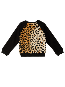 Plush Leopard Girl Black Tracksuit - 6