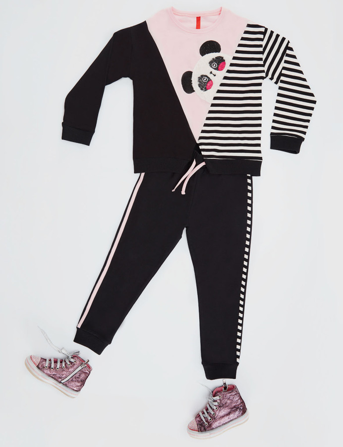 Plush Panda Girl Sweatshirt - 3