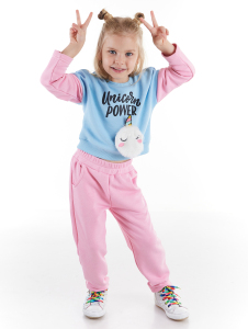 Plush Unicorn Girl Tracksuit - Denokids