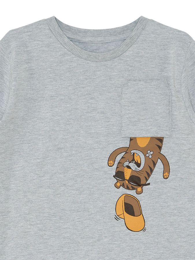 Pocket Tiger Boy T-shirt&Pants Set - 8