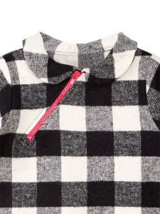 Pompom Checked Dress - 6
