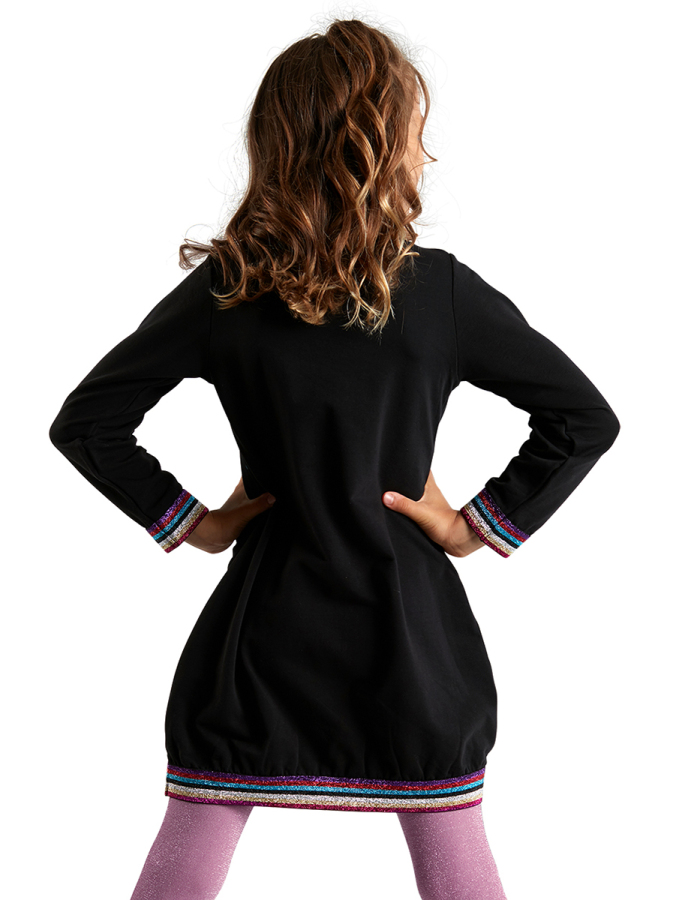 Popcorn Black Queen Dress - 7