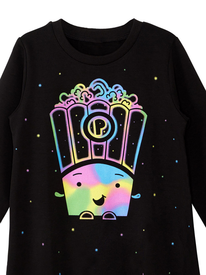 Popcorn Black Queen Dress - 10