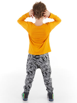 Pow Dino Boy T-shirt&Pants Set