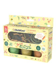 Premium Bahar Set 3'lü Oyun Hamuru ve Kalıp - Childgen