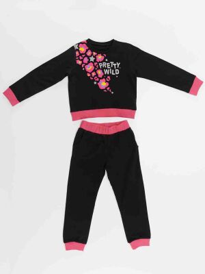 Pretty Wild Girl Black Tracksuit - 3