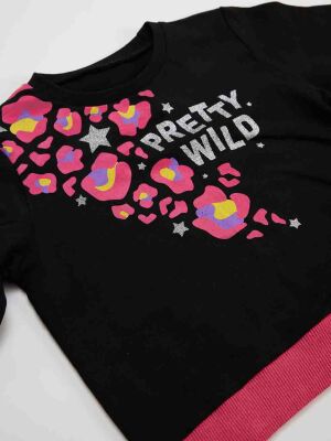 Pretty Wild Girl Black Tracksuit - 5