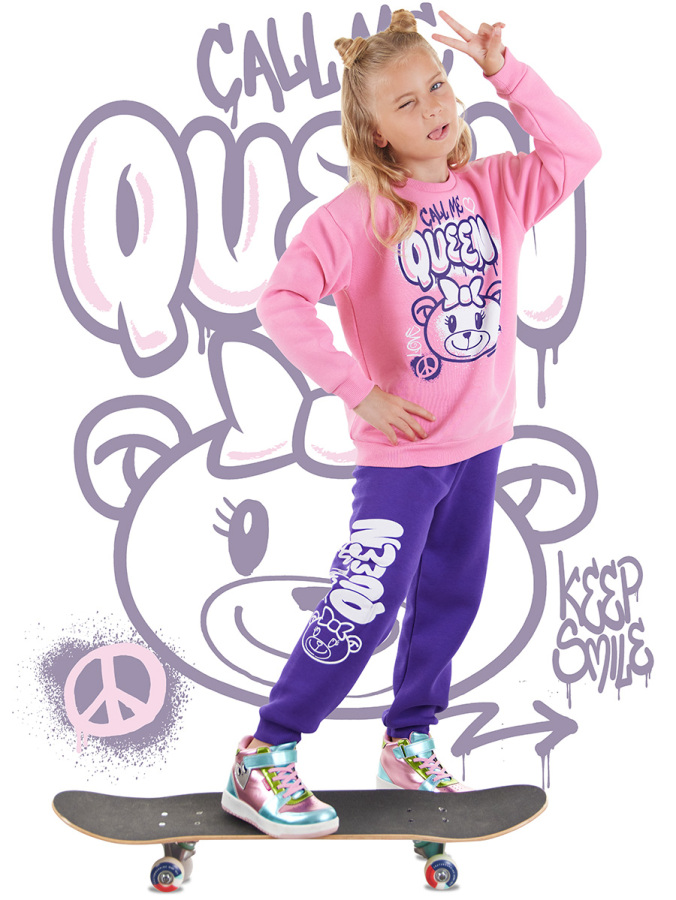 Queen Bear Girl Tracksuit - 1