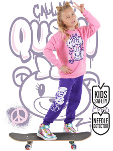 Queen Bear Kız Çocuk Eşofman Takım - Denokids