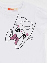 Rabbit Girl T-shirt&Shorts Set - Thumbnail