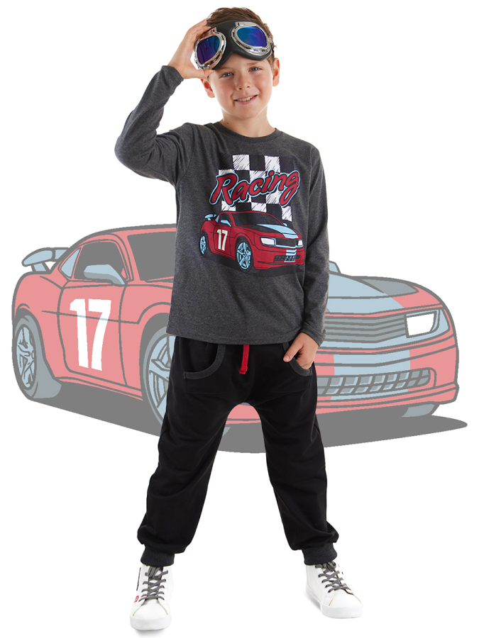 Race Boy T-shirt&Pants Set - 1