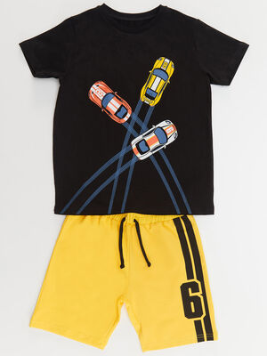 Racing Cars Boy T-shirt&Shorts Set - 3