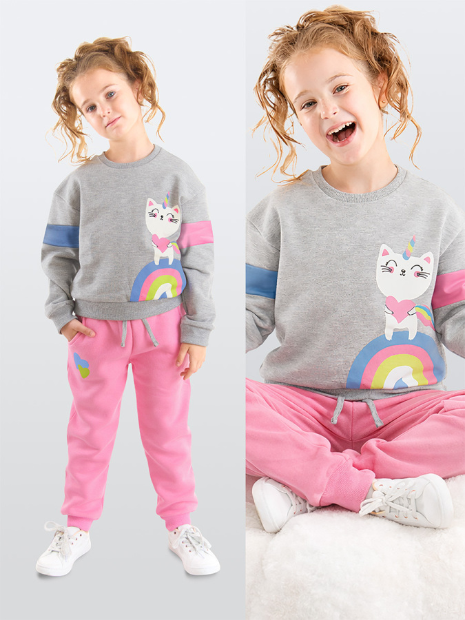 Rainbow Cat Girl Tracksuit - 1