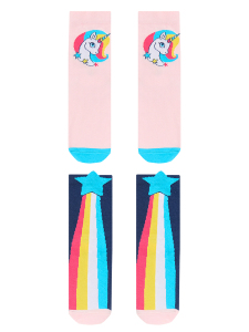 Rainbow Star Girl Socks Set - 4