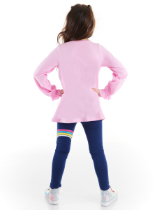 Rainbow Star Kız Çocuk T-shirt Tunik Tayt Takım - 2
