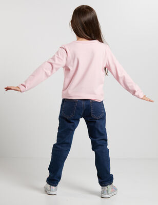 Rainbow Unicorn Girl Jeans Set - 2