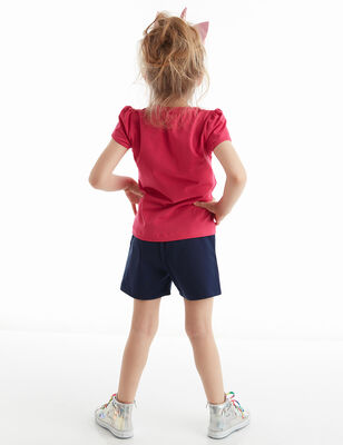 Rainbow Unicorn Girl Shorts&T-shirt Set - 2