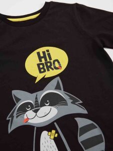Rakun Erkek Çocuk T-shirt Pantolon Takım - 4