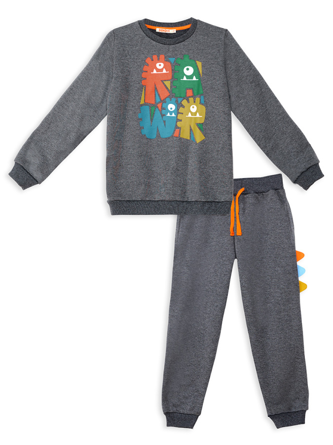 Rawr Boy Dark Grey Tracksuit - 4