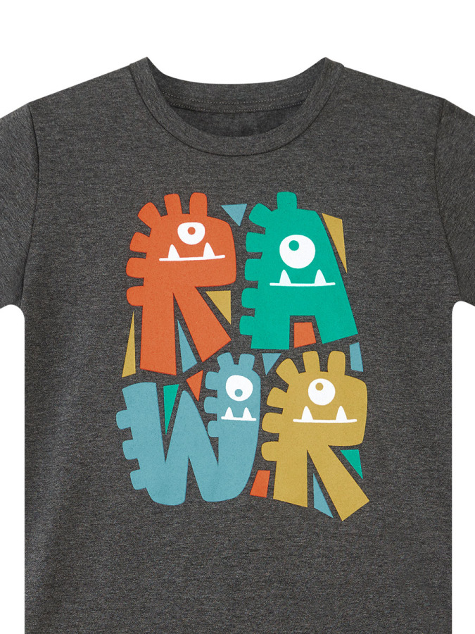 Rawr Dino Erkek Çocuk Yazlık T-shirt Şort Takım - 10