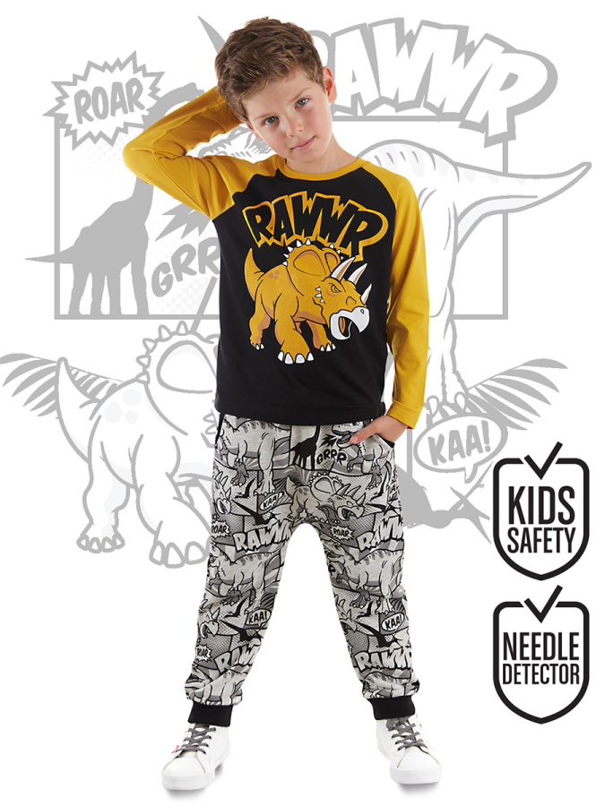 Rawr Erkek Çocuk T-shirt Eşofman Altı Takım - 1