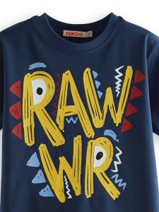 Rawr Erkek Çocuk T-shirt Şort Takım - 5