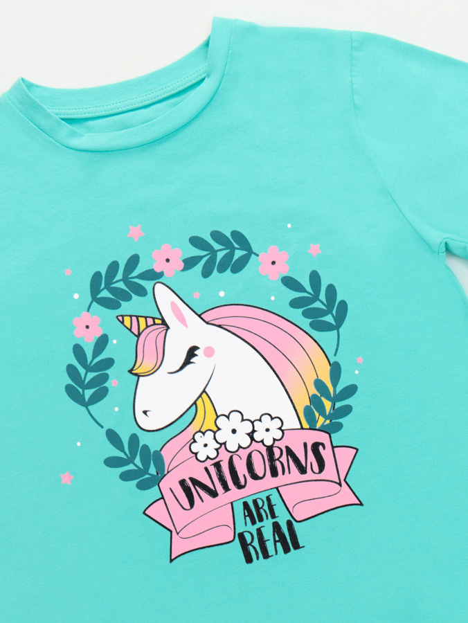 Real Unicorn Girl T-shirt&Pants Set - 5