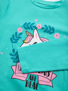 Real Unicorn Kız Çocuk T-shirt Pantolon Takım - 6