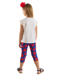 Red Poppy Girl T-shirt&Leggings Set - Thumbnail