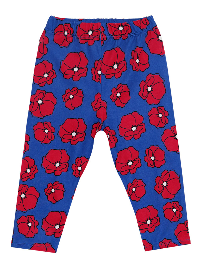 Red Poppy Girl T-shirt&Leggings Set - 7