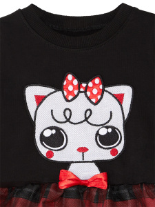 Red Ribbon Girl Dress - 5