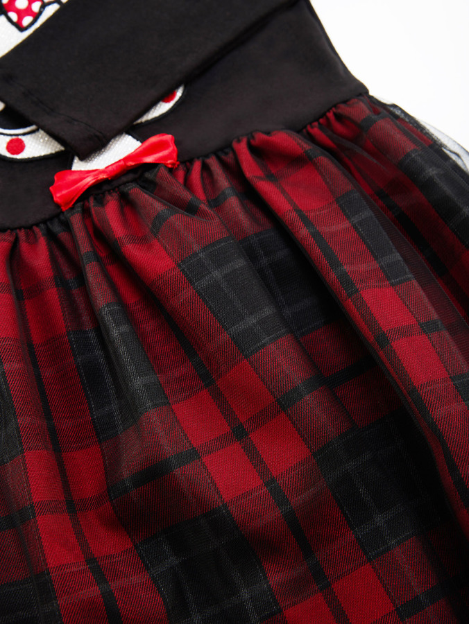 Red Ribbon Girl Dress - 7