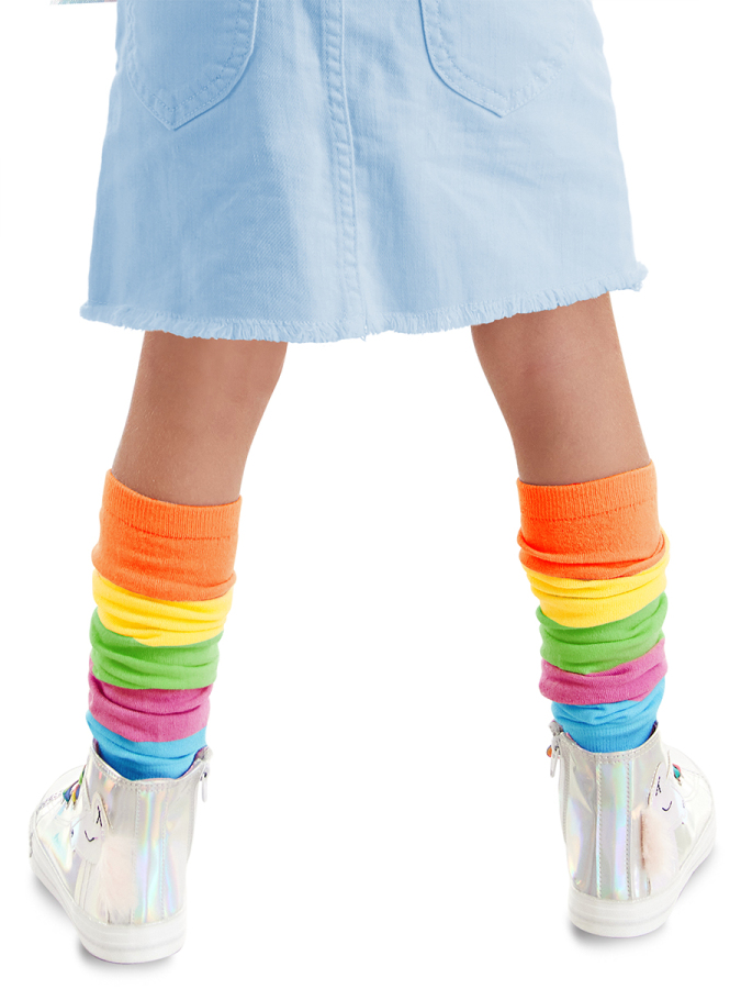 Renkli Çizgili Kız Çocuk Tozluk - 1