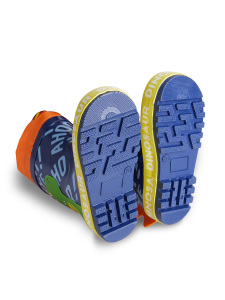 Renkli Dinozorlar Erkek Çocuk Lastikli Yağmur Botu - 7