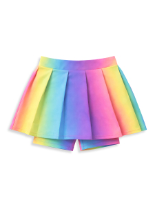 Kız Çocuk Spor Taytlı Etek Crop Top 2'li Takım 6-10Y - 8