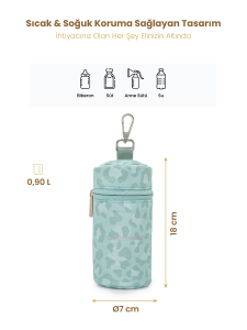 Renkli MilkMate Biberon-Anne Sütü Taşıma Çantası - 2