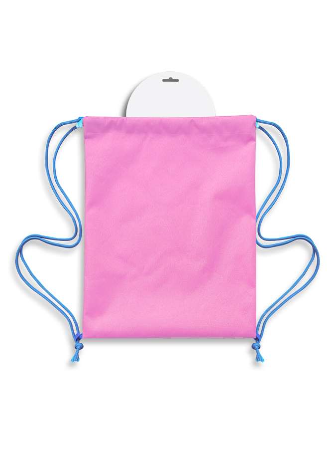 Renkli Suratlar Su Geçirmez Kız Çocuk İpli Sırt - Plaj Çantası - 3