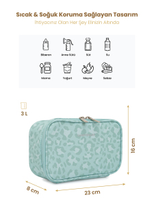 Renkli ThermaPouch Mama ve Atıştırmalık Çantası - 2