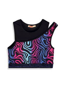 Kız Çocuk Spor Tayt Crop Top 2'li Takım 6-11Y - 7