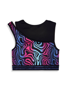 Kız Çocuk Spor Tayt Crop Top 2'li Takım 6-11Y - 8