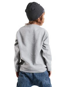 Erkek Çocuk Kışlık Dinozor Desenli Gri Uzun Kollu Sweatshirt 4-9 Yaş - 2